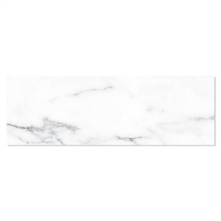 Marmor Kakel Michelangelo Carrara Vit Matt 33x90 cm-1
