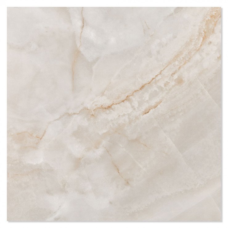 Marmor Klinker Fiori Cream Matt 90x90 cm-1