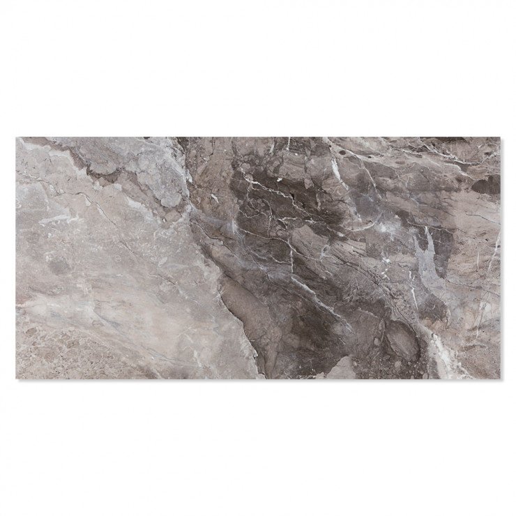 Marmor Klinker Lorano Grå Blank 60x120 cm-1