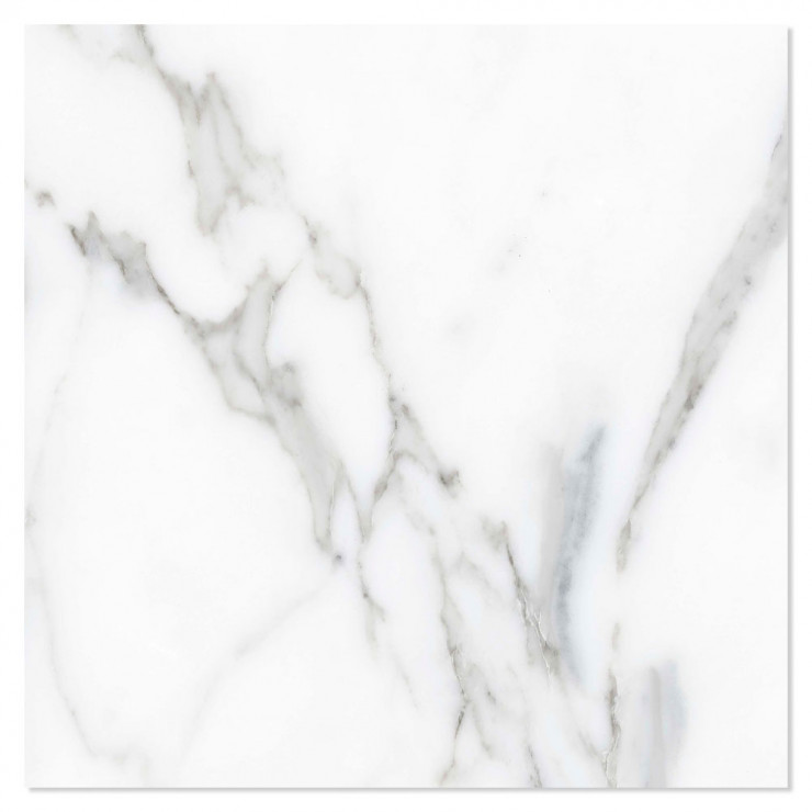 Marmor Klinker Michelangelo Carrara Vit Matt 100x100 cm-0