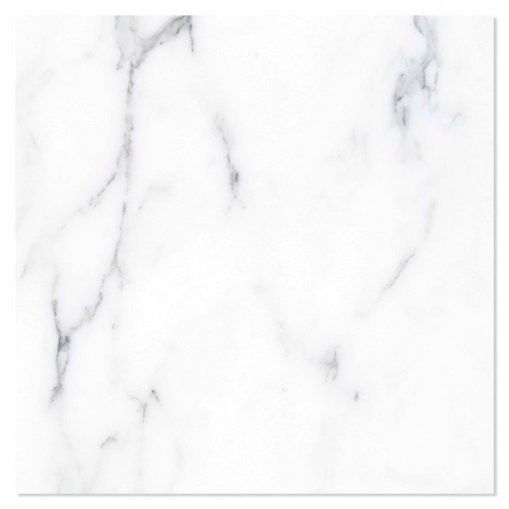 Marmor Klinker Michelangelo Carrara Vit Matt 45x45 cm-1