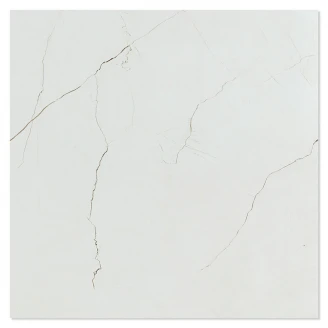 Marmor Klinker Safira Vit Polerad 60x60 cm