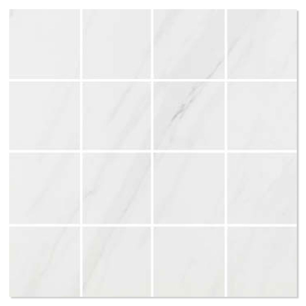 Marmor Mosaik Klinker Campo Vit Matt 30x30 (7x7) cm