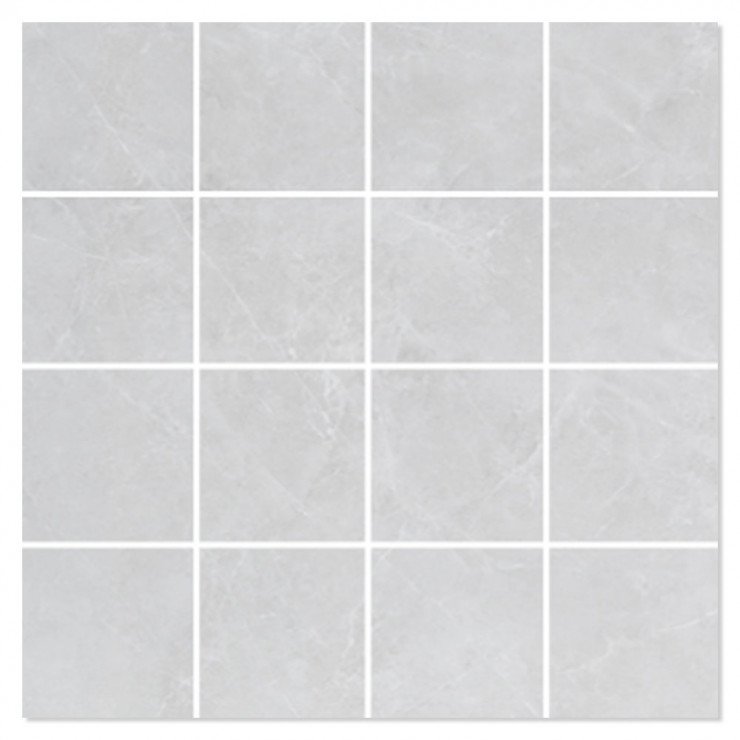 Marmor Mosaik Klinker Trento Perla Polerad 30x30 (7x7) cm-0