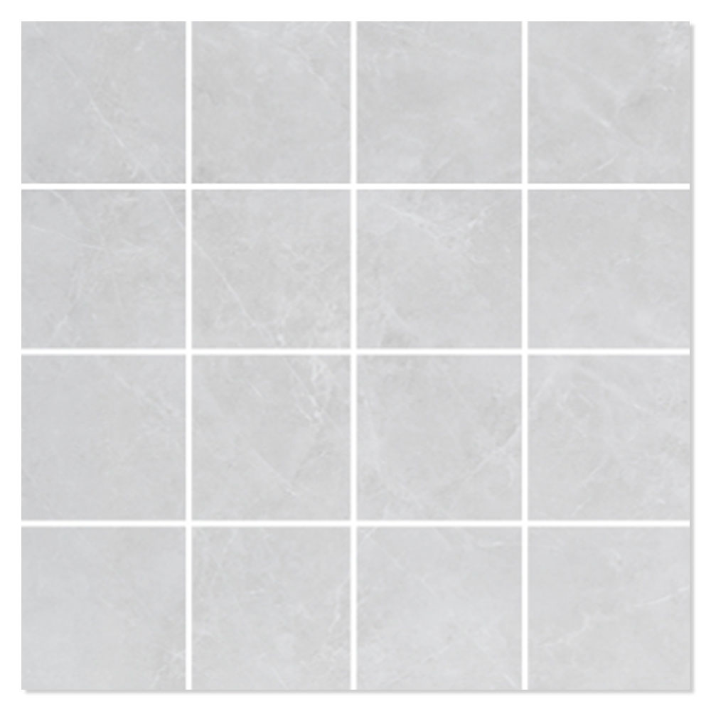 Marmor Mosaik Klinker Trento Perla Polerad 30x30 (7x7) cm