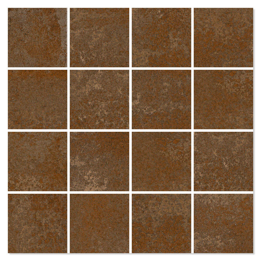 Mosaik Klinker Capanne Brun Matt 30x30 (7x7) cm