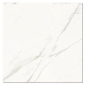 Marmor Klinker Saffire Vit Rund Blank 60x60 cm