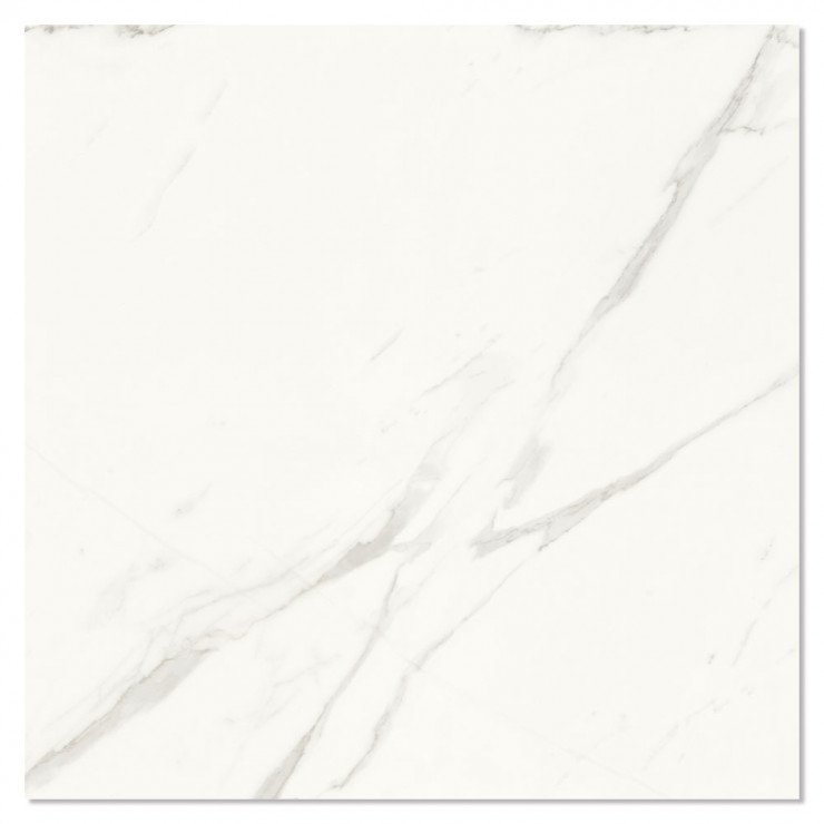 Marmor Klinker Saffire Vit Rund Blank 60x60 cm-0