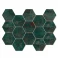 Mosaik Klinker Metalic Grön Halvpolerad 33x23 cm 2 Preview