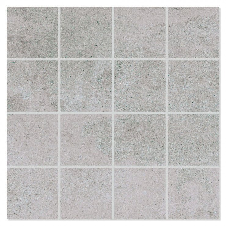 Mosaik Klinker BeConcrete Grå Matt 30x30 (7x7) cm-1