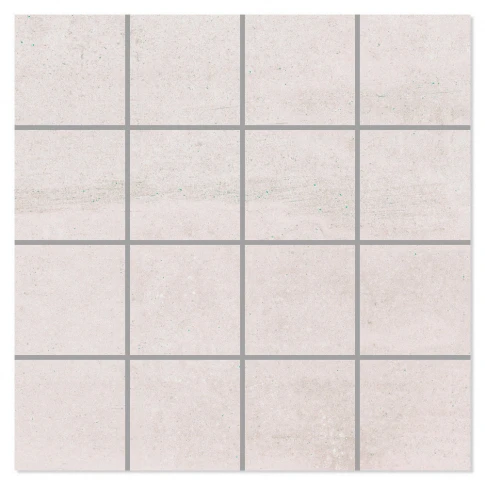 Mosaik Klinker BeConcrete Ljusgrå Matt 30x30 (7x7) cm 