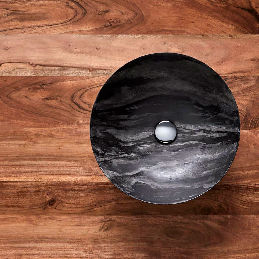 Bathco Tvättställ Atelier Markina Svart Matt 40 cm