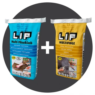 LIP: Fix&Fog Paket (1-5 m2) Koksgrå
