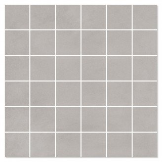 Mosaik Klinker Nord Ljusgrå Matt 30x30 (5x5) cm