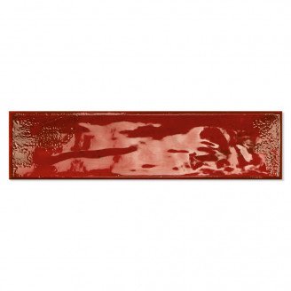 Klinker Colorain Röd Blank 7.5x30 cm-2