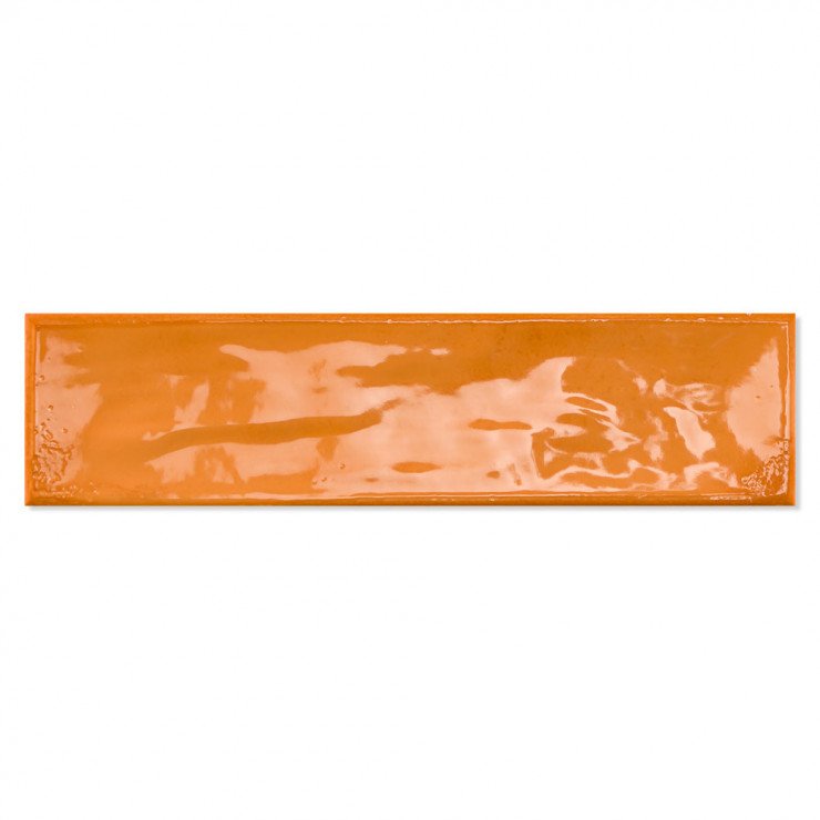 Kakel Colorain Orange Blank 7.5x30 cm-1