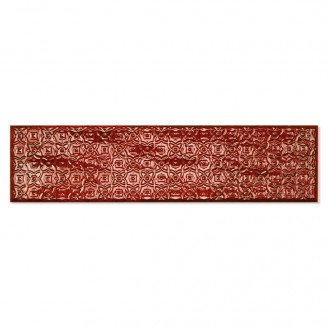 Dekor Mix Kakel Colorain Röd Blank 7.5x30 cm