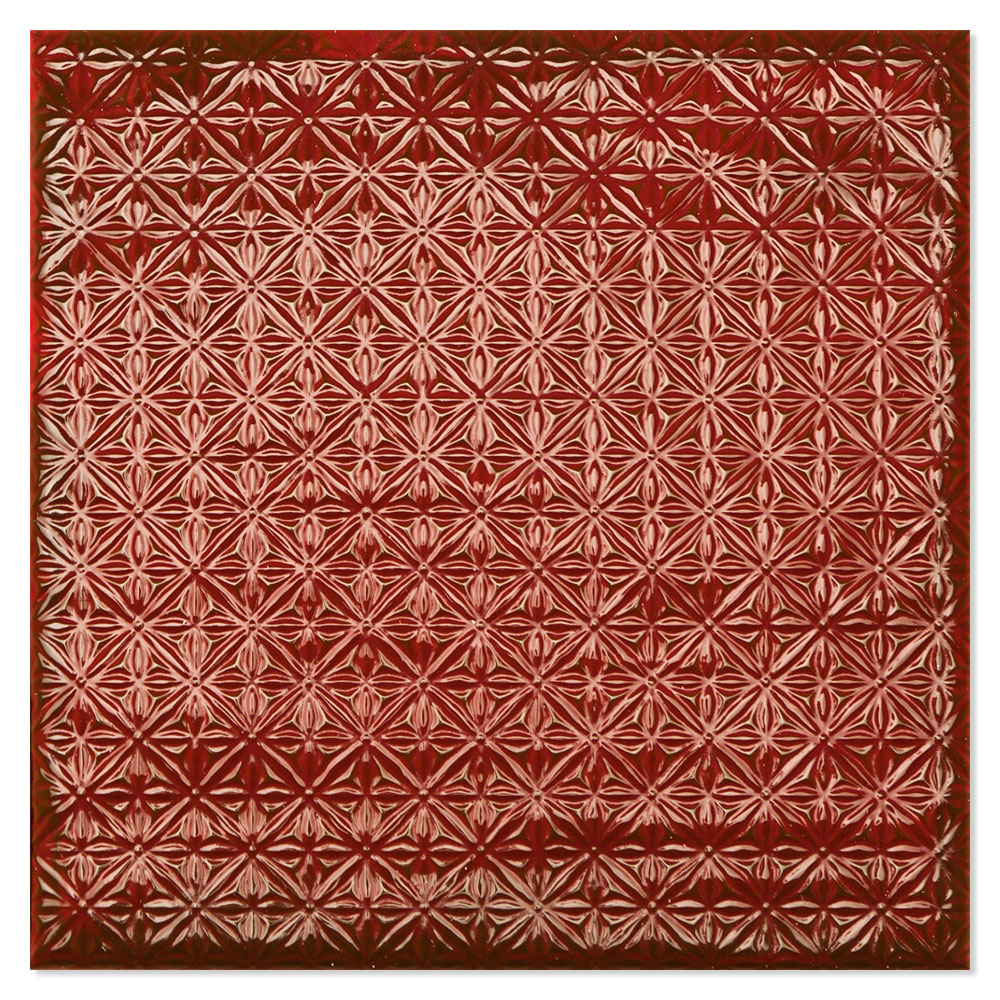 Dekor Mix Klinker Colorain Röd Blank 22x22 cm