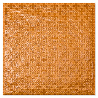 Dekor Mix Klinker Colorain Orange Blank 22x22 cm-2