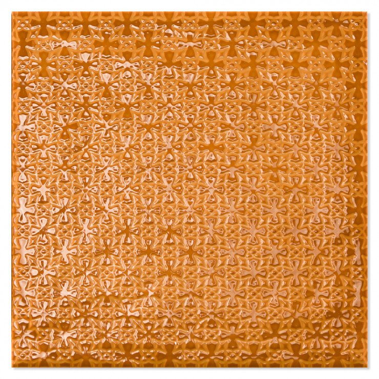 Dekor Mix Klinker Colorain Orange Blank 22x22 cm-1