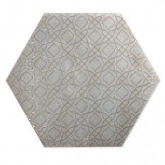 Hexagon Mix Klinker Colorain Ljusgrå Matt 20x23 cm-2