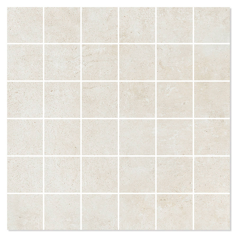 Mosaik Klinker Marvel Pro Vit Matt 30x30 (5x5) cm