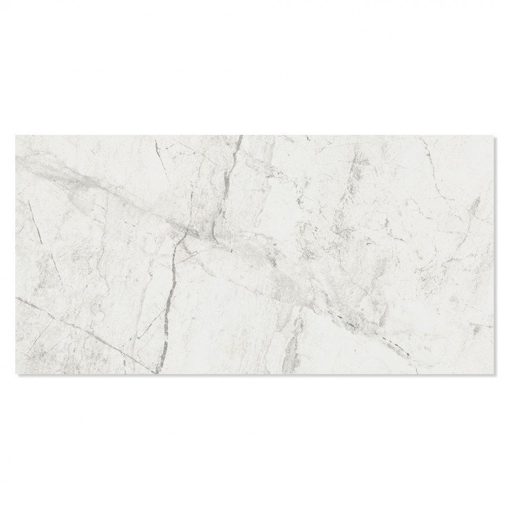 Marmor Klinker Geneva Vit Polerad 60x121 cm-0