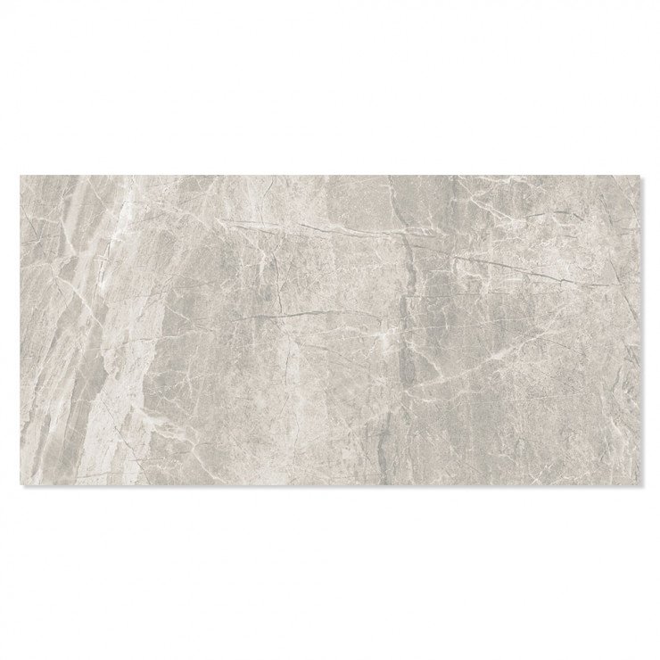 Marmor Klinker Geneva Ljusgrå Polerad 60x121 cm-0
