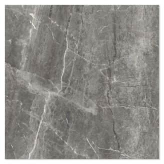 Marmor Klinker Geneva Mörkgrå Polerad 121x121 cm