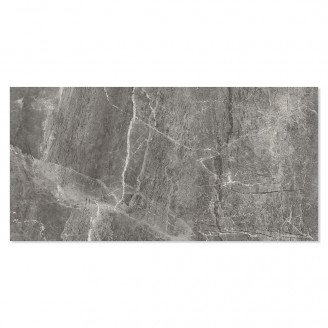 Marmor Klinker Geneva Mörkgrå Polerad 60x121 cm