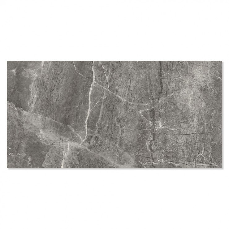 Marmor Klinker Geneva Mörkgrå Polerad 60x121 cm-0