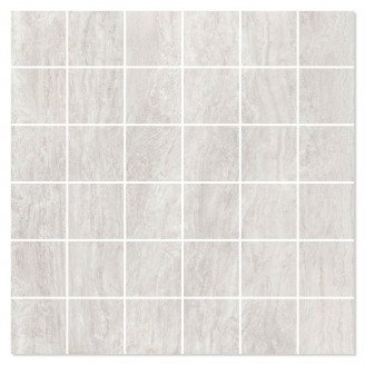 Marmor Mosaik Klinker Estetik Grå Matt 30x30 (5x5) cm