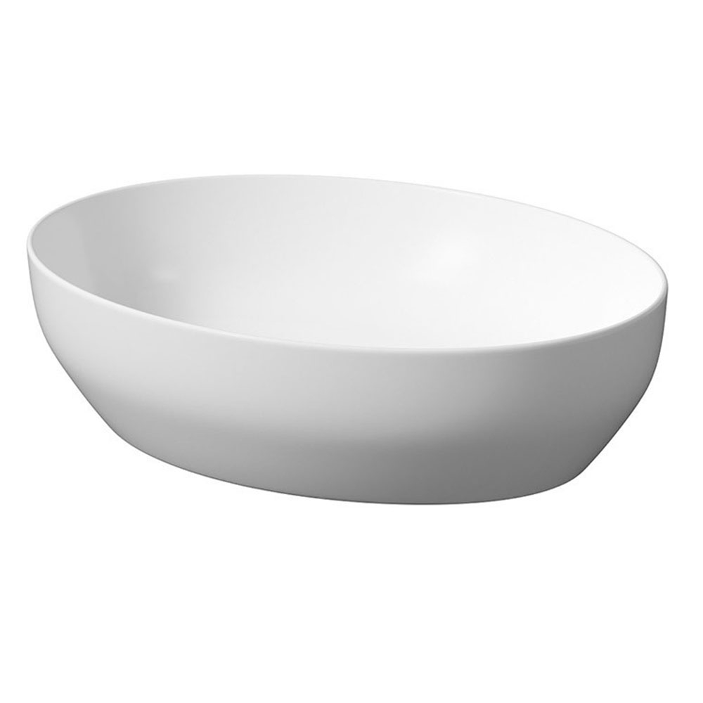 Tvättställ Noto Oval Vit Matt 50 cm