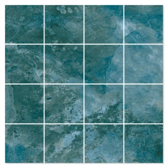 Mosaik Klinker Homeslate Blå Halvpolerad 30x30 (7x7) cm