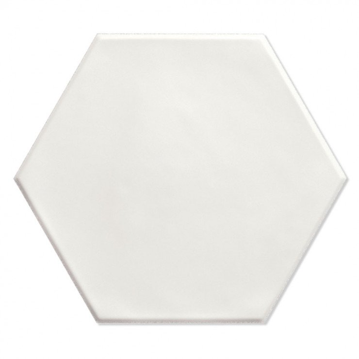 Hexagon Klinker Trinidad Vit Matt 15x17 cm-1