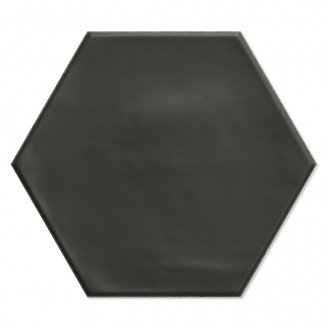 Hexagon Klinker Trinidad Svart Matt 15x17 cm