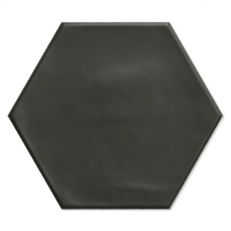 Hexagon Klinker Trinidad Svart Matt 15x17 cm-0