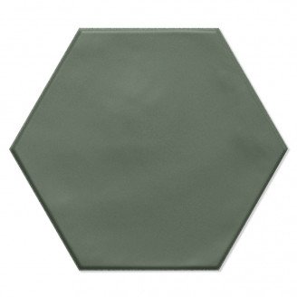 Hexagon Klinker Trinidad Grön Matt 15x17 cm