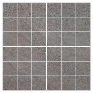 Mosaik Klinker Lumina Stone Mörkgrå Matt 30x30 (5x5) cm