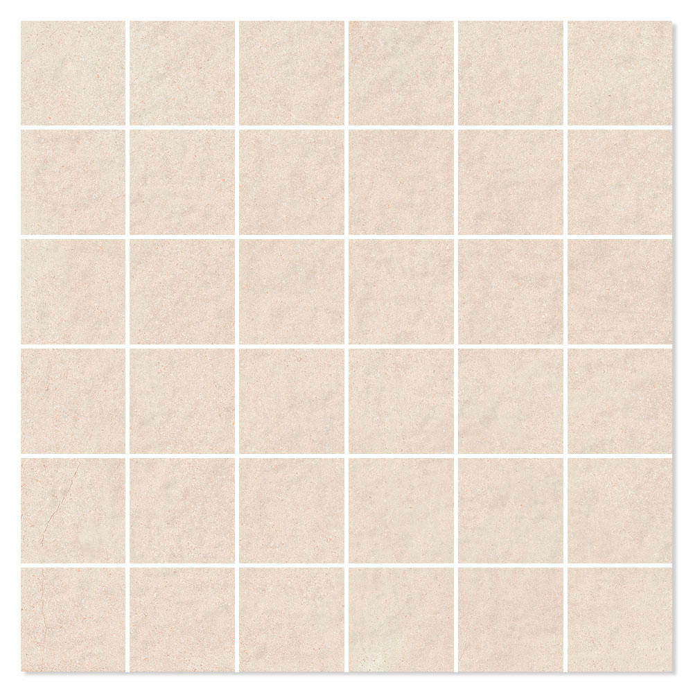 Mosaik Klinker Crossover Beige Matt 30x30 (5x5) cm