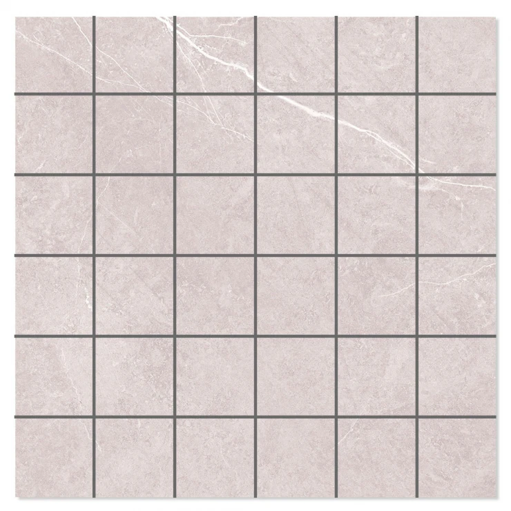 Mosaik Klinker Emperador Grå Matt 30x30 (5x5) cm-0