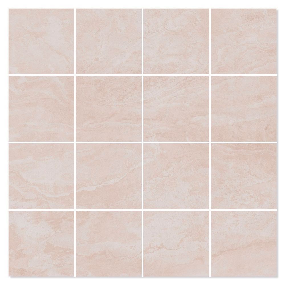 Mosaik Klinker Trendtime Beige Matt 30x30 (7x7) cm