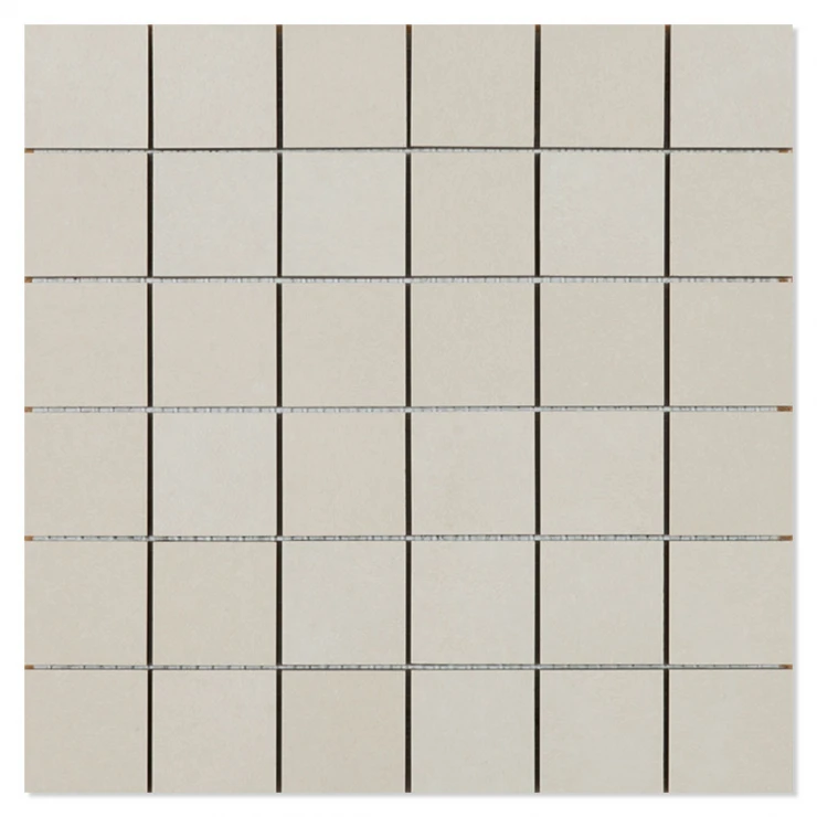Mosaik Klinker Seta Beige Matt 30x30 (5x5) cm-0