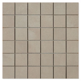 Mosaik Klinker Seta Brun Matt 30x30 (5x5) cm
