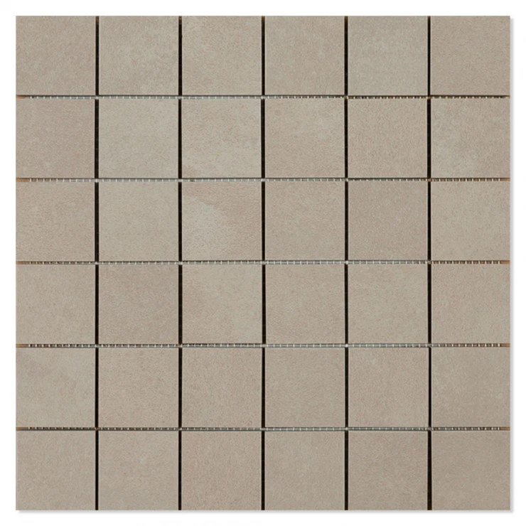 Mosaik Klinker Seta Brun Matt 30x30 (5x5) cm-0