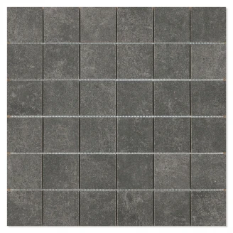 Mosaik Klinker Seta Mörkgrå Matt 30x30 (5x5) cm