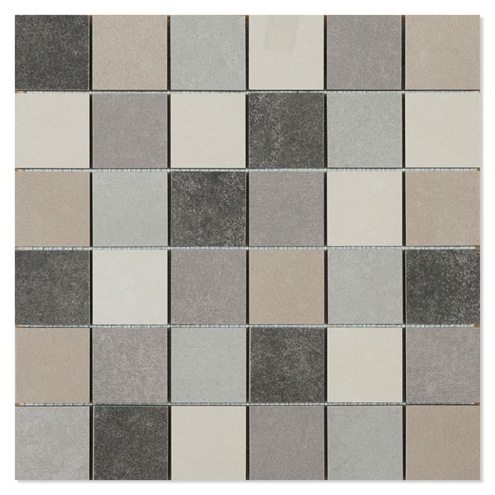 Mosaik Klinker Seta Mix Matt 30x30 (5x5) cm