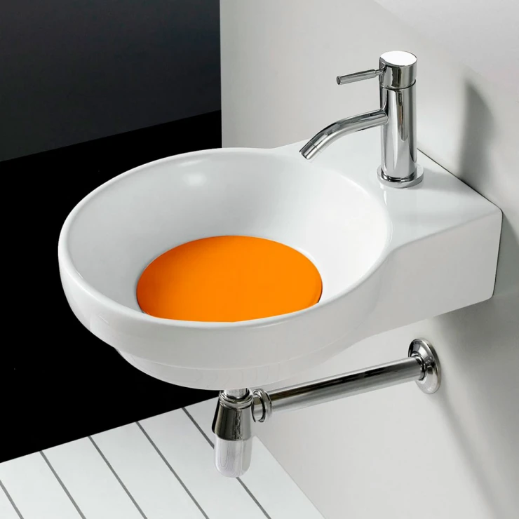 Bathco Lock för Tvättställ Marsella, Färg Orange 40 cm-0