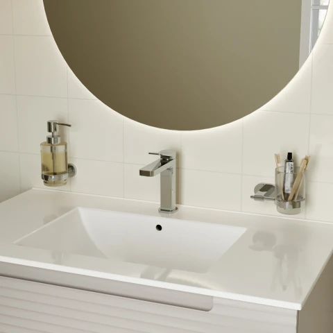 Tvättställ Liotta Vit Blank 80 cm