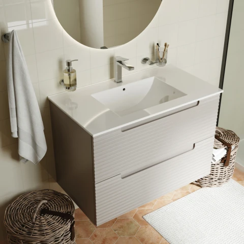 Tvättställ Liotta Vit Blank 80 cm